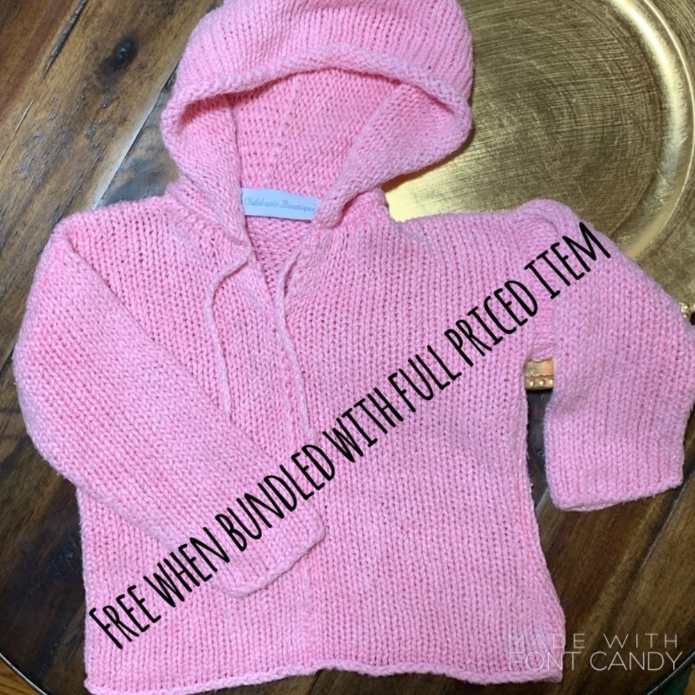 FREE Knit pink hoodie